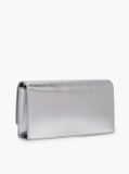Silver Hilfiger Icon Metallic Chain Strap Wallet  Women