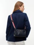 Blue Global Stripe Webbing Strap Crossbody Bag  Women
