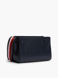 Blue Global Stripe Webbing Strap Crossbody Bag  Women