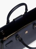 Blue TH Monogram Crossbody Satchel  Women