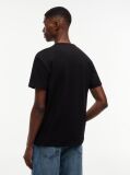 Μαύρο T-Shirt Με Σήμα Tommy Και Κανονική Λαιμόκοψη  Άνδρες