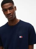 Blue Tommy Badge Crew Neck T-Shirt  Men