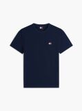 Blue Tommy Badge Crew Neck T-Shirt  Men