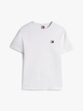 Beige Tommy Badge Crew Neck T-Shirt  Men
