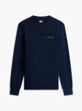 Μπλε Μακρυμάνικο T-Shirt Σε Slim Γραμμή Με Λογότυπο  Άνδρες
