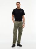 Μαύρο Slim T-shirt Με Λογότυπο Και Στρογγυλή Λαιμόκοψη  Άνδρες