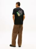 Black Signature Back Logo Jersey T-Shirt  Men
