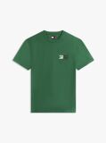 Πράσινο Άνετο Βαμβακερό T-Shirt Με Πίσω Λογότυπο  Άνδρες