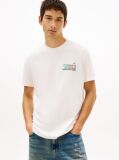 Beige Back Logo Relaxed Jersey T-Shirt  Men