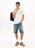 Beige Back Logo Relaxed Jersey T-Shirt  Men