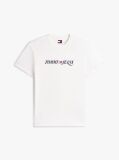 Άσπρο T-Shirt Με Κλασική Λαιμόκοψη Και Λογότυπο  Άνδρες