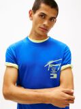 Blue Signature Back Logo Jersey T-Shirt  Men