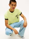 Green Signature Back Logo Jersey T-Shirt  Men