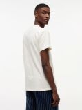 Μπεζ T-Shirt Με Κλασική Λαιμόκοψη Και Σημαία  Άνδρες