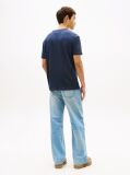 Blue Tonal Tommy Badge Jersey T-Shirt  Men