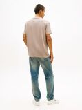 Beige Tonal Tommy Badge Jersey T-Shirt  Men