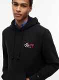 Μαύρο Hoody Με Signature Λογότυπο  Άνδρες