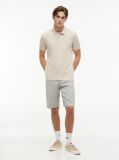 Beige Hilfiger Flag Regular Fit Pique Polo Shirt  Men