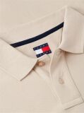 Beige Hilfiger Flag Regular Fit Pique Polo Shirt  Men