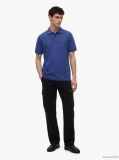 Blue Hilfiger Flag Regular Fit Pique Polo Shirt  Men