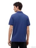 Blue Hilfiger Flag Regular Fit Pique Polo Shirt  Men