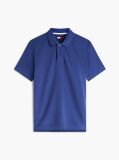 Blue Hilfiger Flag Regular Fit Pique Polo Shirt  Men