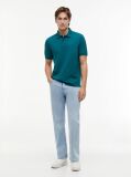 Green Hilfiger Flag Regular Fit Pique Polo Shirt  Men