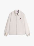 Beige Logo Twill Overshirt  Men