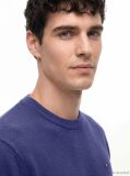 Blue Tommy Flag Slim Crew Neck Jumper  Men