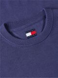 Blue Tommy Flag Slim Crew Neck Jumper  Men
