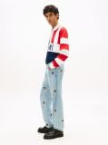 Denim Sonny Embroidery Regular Tapered Leg Jeans  Men
