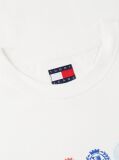 White Back Repeat Crest Logo Relaxed T-Shirt  Men