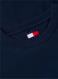 Blue Signature Logo Peached Jersey T-Shirt  Men