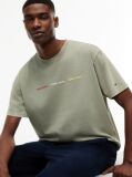 Green Repeat Logo T-Shirt  Men