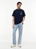 Blue Back Graphic Relaxed Jersey T-Shirt  Men