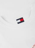 Άσπρο T-Shirt Σε Άνετη Γραμμή Με Λογότυπο Στην Πλάτη  Άνδρες
