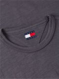 Γκρι T-Shirt Σε Άνετη Γραμμή Με Υφή Και Σχέδιο Στην Πλάτη  Άνδρες