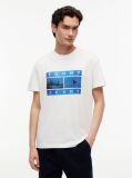 Άσπρο T-Shirt Με Σχέδιο  Άνδρες