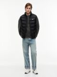 Black Lightweight Ripstop Packable Down Gilet  Men
