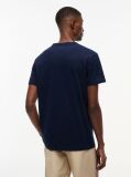 Μπλε T-Shirt Με Global Ριγέ Σχέδιο  Άνδρες