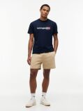 Μπλε Βαμβακερό T-Shirt  Άνδρες