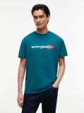 Πράσινο Βαμβακερό T-Shirt  Άνδρες