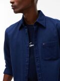 Blue Regular Fit Brushed Flannel Shirt  Men