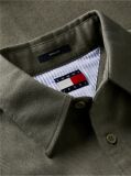 Green Regular Fit Brushed Flannel Shirt  Men