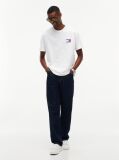 Beige Back Signature Logo Relaxed T-Shirt  Men