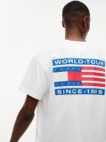 Beige Back Signature Logo Relaxed T-Shirt  Men