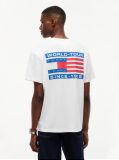 Beige Back Signature Logo Relaxed T-Shirt  Men