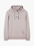 Καφέ Βαμβακερό Hoody Με Κεντητό Λογότυπο  Άνδρες
