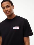 Black Signature Logo Relaxed Jersey T-Shirt  Men