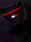 Black Regular Fit Long Sleeve Polo Shirt  Men